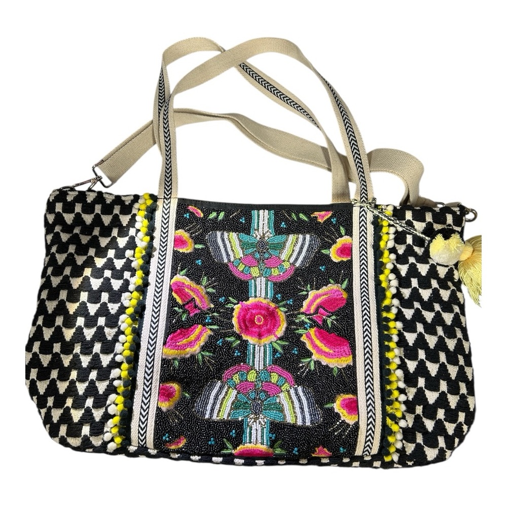 America & Beyond Midnight Butterfly Tote Bag